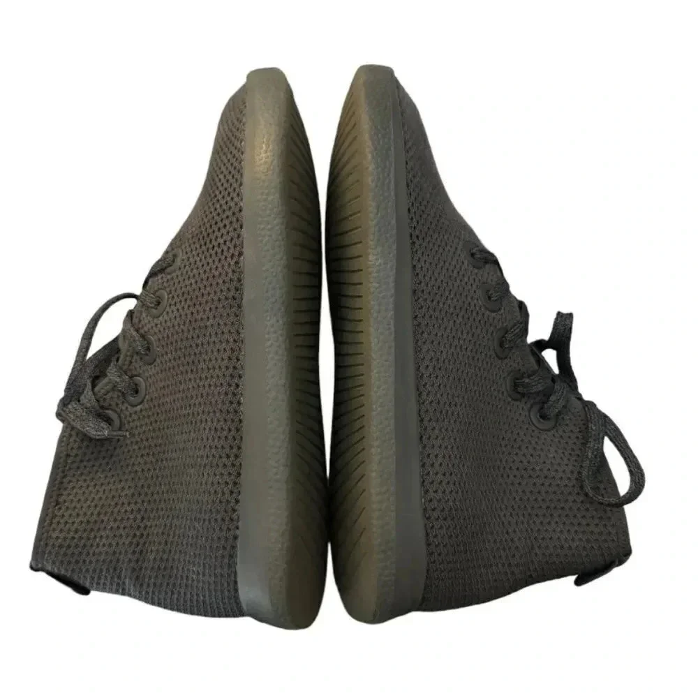 Allbirds Tree Toppers Charcoal Lightweight High Top Lace Up Sneaker Shoe
